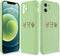 JOYLAND Silicone Light Green Phone Case for iPhone XR Lovely Cute Small Cartoon Avocado Bodybuilding Fitness Sport Phone Case Cover Bumper Avocado...