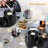 Large Outdoor Cigarette Ashtray with Lid Smokeless Stainless Steel Ash Trays Covered Windproof Smell Proof Ashtrays for Outside Patio Home Odorles...