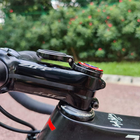 Out Front Road Mountian Bike Stem Handlebar Adjustable Mount for Garmin Edge Wahoo Elemnt Bryton Rider Stages Dash Hammerhead Karoo(Black)...