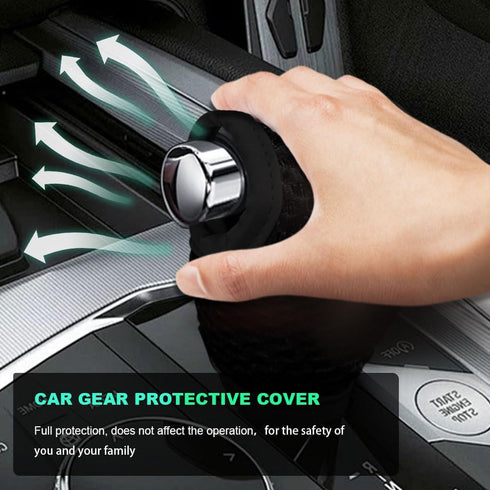 Car Gear Shift Knob Cover, Car Shift Cover, Automotive Manual Stick Shifting Handle Gear Shift Knob Protector, Vehicle Decoration Accessories Univ...