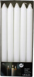 Rambue White Dinner Table Candle 9.5 inch Long Dripless Smokeless Burn 8 Hours in Your Candlesticks -10 Pack Candles...