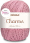 Circulo Charme Cotton Yarn for Crochet and Knitting, 100% Mercerized Cotton Yarn, Brazilian Virgin Cotton -Pink Yarn for Crocheting -Color 3201 - ...