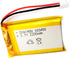 Lithium Polymer Battery 3.7V 2200mAh 103450 Lipo Rechargeable Battery Pack with 2 Wires JST 2.0mm Connector for Speaker and Wireless Device(1-Pack...