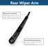 Rear Windshield Wiper Arm with Wiper Blade for Jeep Renegade 2015-2021 Rear Windshield Back Wiper Arm Blade Replacement OEM # 68256590AA...