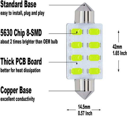 Ice Blue LED Light Kit for Ford F-150 250 350 Mustang Taurus Chevy Silverado Avalanche Impala Tahoe Trailblazer Dodge Ram Charger GMC Sierra Yukon...