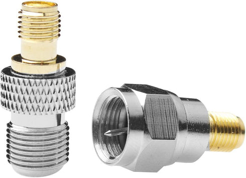 F-Type to SMA Male Female 3 Sets 9 Pcs RF Coaxial Coax Adapter Connector SMA to F-Type SMA Male to F Female F Female to SMA Female...