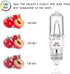 JDE11 75W 120V Halogen Bulb T4 Mini Candelabra Base Warm White 2800K Dimmable JD E11 Bulbs(Pack of 5)...