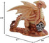 Pacific Giftware Anne Stokes Age of Dragons Desert Dragon Wyrmling on Skull Head Rock Home Tabletop Decorative Resin Figurine...