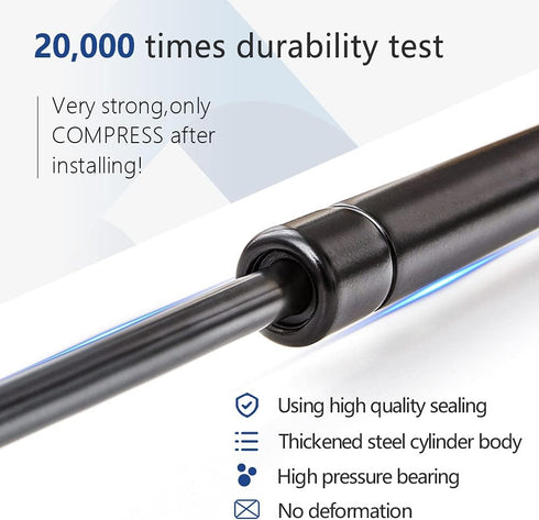 ARANA 10 Inch 18Lb/80N Gas Struts,10'' Gas Shocks Spring Lift Support for Cabinets Door Pickup Truck Tool Box Weather-Guard Toolbox Soft Close Lid...