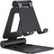 Nulaxy Dual Folding Cell Phone Stand, Fully Adjustable Foldable Desktop Phone Holder Cradle Dock Compatible with Phone 16 15 14 13 12 11 Pro Xs Xs...