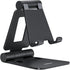Nulaxy Dual Folding Cell Phone Stand, Fully Adjustable Foldable Desktop Phone Holder Cradle Dock Compatible with Phone 16 15 14 13 12 11 Pro Xs Xs...