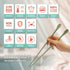 Reusable Long Silicone Cooking Chopsticks with Spoon 12 Inches Dishwasher Safe BPA-free Non-Slip Pastel Color Kitchen utensils Made in Korea (Past...