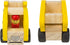 Wooden Push Car Toys for Infants 18 Months, 2 Pcs Baby Vehicle Toys Hand Push Car Toys for 2 Year Old Boys Girls (Excavator + Truck)...