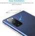 LK 6 Pack 3 Pack Screen Protector & 3 Pack Camera Lens Protector for Samsung Galaxy S20 FE 5G 6.5-inch, Tempered Glass, Easy Frame Installation, S...