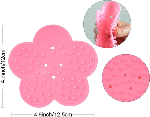 5PCS Rose Thorn Tools Rose Leaf Thorn Strippers with a Rose Pruning Shears and Garden Rose Gloves Pink1...