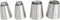 Sultan Piping Nozzle 4PCS 304 Stainless Steel Russian Piping Tips Sultan Ring Baking Mold Icing Nozzle Cookies Cupcake Icing Decorating Supplies D...