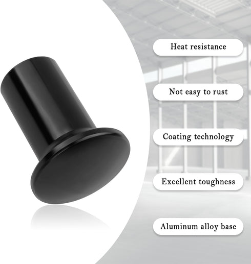 2PCS Car Drift Button Knob Compatible with Toyota GT86/BRZ/FRS,Aluminum Alloy Handbrake Cover,Universal Emergency Brake Cover Turn Knob (Black)...