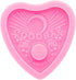 Super Glossy Heart Shape Silicone Molds - Badge Reel & Keychain Molds...