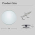 2 pcs Blind Spot Mirrors, 2" Round Ultra-thin Frameless HD Glass Convex Side Rear View Mirror with Wide Angle Adjustable Stick for Cars SUV and Tr...