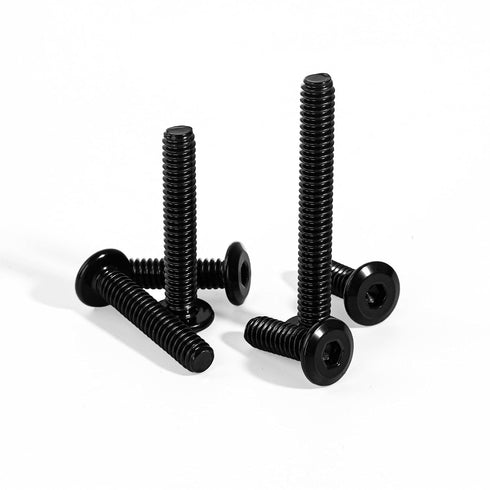 1/4-20 x 3/4", 1", 1-1/4", 1-1/2", 2" Flat Head Socket Head Screw Furniture Bolts Countersunk Connector Screws Assortment Kit, Stainless Steel 18-...