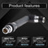 KATUR L-shape Socket Wrench Set Screwdriver and Bit Set, 1/4-Inch Drive, L-shaped Extension Handle Double Head Hex Socket Wrench for Routine Screw...