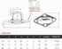 Ceiling Wall Mount Hook Heavy Duty Anchor Diamond Pad Eye Plate 5mm 3/16" 304 Stainless Steel Great for Yoga Swings Hammocks/Boat Rigging/Marine D...