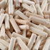 Wooden Dowel Pins 1/4"(6mm), Hardwood Made Tapered Wood Fluted Dowels Rods for Woodworking DIY Projects 200 Pcs...