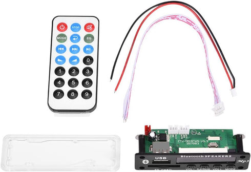 MP3 WMA Decoder Board Audio Wireless Bluetooth 4.2 Module 12V, USB/SD Card/Bluetooth/FM Switching Support......