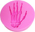 Hand Bone Shape Silicone Molds for Halloween Cake Decorating Tools DIY Chocolate Candy Cookies Biscuits Gum Fondant Pudding Cupcake Baking Mold, H...