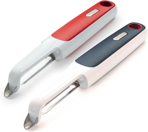 Zyliss 2-Piece Swivel & Soft-Skin Peeler Value Set - Potato, Cucumber and Carrot Vegetable Peeler - Tomato and Peach Fruit Peeler - Kitchen Tool &...