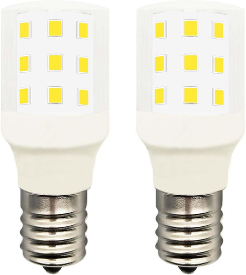 Led Bulb KEI D28X KEL 2816X 2815 Freezer Light Refrigerator 100-265v E17 3.8w 40w Halogen Equivalent Appliance Daylight White 6000K Pack of 2...