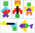 AUKEXIY 2 Pack Wooden Russian Blocks Puzzle & Hexagon Puzzles for Kids & Adults, Wooden Block Puzzle Intelligence Brain Teasers Toy Logic Game STE...