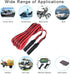 12FT SAE to SAE Extension Cable 16AWG- SAE Extension Cord, SAE 2Pin Bullet Quick Connect 16awg Heavy Duty Wire Harness with Waterproof Cap...