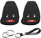 2pcs Compatible with Dodge Caliber Charger Dakota Durango Magnum Ram 1500 2500 3500 Key Fob Cover Case Key Chain Protector Keyless Remote Holder...
