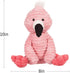 Apricot Lamb Toys Plush Corduroy Flamingo Stuffed Animal Soft Cuddly Perfect for Child (Corduroy Flamingo 8.5 Inches)...