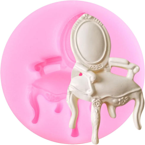 3D Chair Silicone Fondant Molds For Cake Decorating Cupcake Topper Chocolate Candy Gum Paste Polymer Clay...