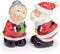 Kissing Santa & Mrs. Claus Salt & Pepper Shaker Set...