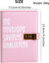 New 100 Envelope Challenge Binder with Password, 100 Envelopes Money Saving Challenge, Envelope Challenge Binder, Fun Way to Save $5,050 Savings (...