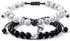 2 Pcs Magnetic Couples Bracelets Matching Bracelets Adjustable Connecting Bracelets, Double Rope Strong Couple Valentines Day Gifts Friendship Bea...