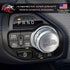 American Car Craft Dial Shifter Trim Plates Etched Brushed Stainless (Tattered Flag)...