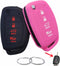 Silicone Rubber Key Fob Cover Compatible with 2013-2019 Hyundai Santa Fe Sonata Tucson Santa Fe Sport(Suitable for Buttons with Eject/flip/fold Bu...