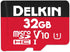 Delkin Devices 32GB Micro SDHC Memory Card with Adapter – 100MB/s Read, 30MB/s Write, UHS-I (U1, V10)...