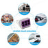 50pcs 6 Port Push-in Electrical Wire Connector, PCT-106 Quick Connection Terminal Compact Wire Connector for 18-12 AWG Solid Stranded Wires...