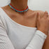 Boho Layered Beaded Necklaces Colorful Beads Choker Necklace Handmade Cute Chokers Set Beach Adjustable Neck Jewelry for Women(7PCS)...