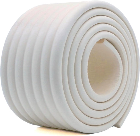 M2cbridge Multifunctional Edge and Corner Guard Coverage Baby Safety Bumper DIY 6.5 Ft (Rice White)...