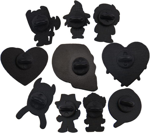 10 Pieces Cartoon Metal Brooch Women Cute Pins Backpacks Brooches for Birthday Gifts...