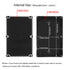 LeMotech Project Box ABS Plastic Junction Box IP65 Waterproof Hobby Box Electrical Boxes Universal Enclosure for Electronic Black 8.9X 5.7X 3.1 in...