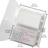 3x5 Index Card Organizer, BetterJonny Index Cards Clear Plastic Holder Organizer Pouches Book Recipe Card Holder Flash Cards Holder, 40 Page Hold ...