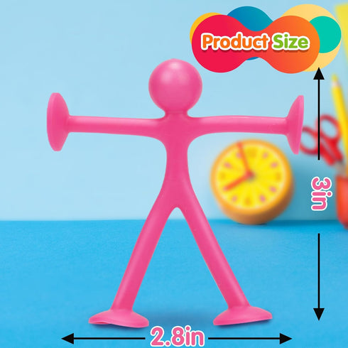 Suction Toys Sensory Fidget Toys for Kids: 21 Pack Creative Suction Sensory Toys Bath Toys for Toddlers Boys Girls - Fidget Travel Toys for Classr...