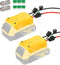 2 Pack Power Wheel Adapter for Dewalt 20V Battery Series with Fuse, Switch & Wire Terminal, 3Pcs 30A Fuse, 12 AWG Wire Battery Converter Connector...